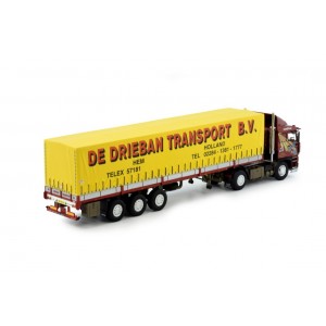 81527 - DAF 3300 4x2 classic trailer centinato Drieban /1:50 TEKNO