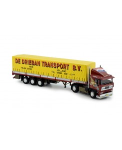 81527 - DAF 3300 4x2 classic trailer centinato Drieban /1:50 TEKNO