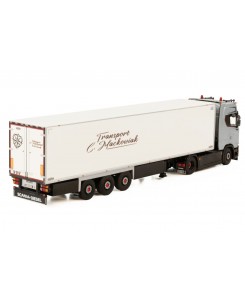 WSI01-3504 - Scania CS20H 4x2 reefer trailer 3axle Mackowiak /1:50 WSImodels