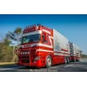 82430 - Scania Next Gen R58 Highline open box combi with loader van G&J Leeuwen /1:50 TEKNO