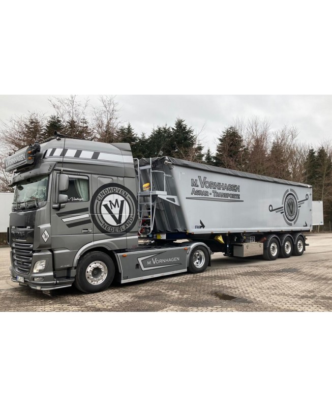 WSI01-3823 - DAF XF SSC 4x2 volume tipper trailer M. Vornhagen /1:50 WSImodels