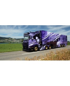 81282 - Scania NGR 6x2 frigo Vowa Transport - Purple Rain /1:50 TEKNO