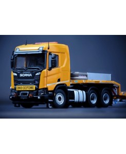 33-0188 - Scania XT 6x4 MCOS lowloader 3-axle Yellow /1:50 IMCmodels