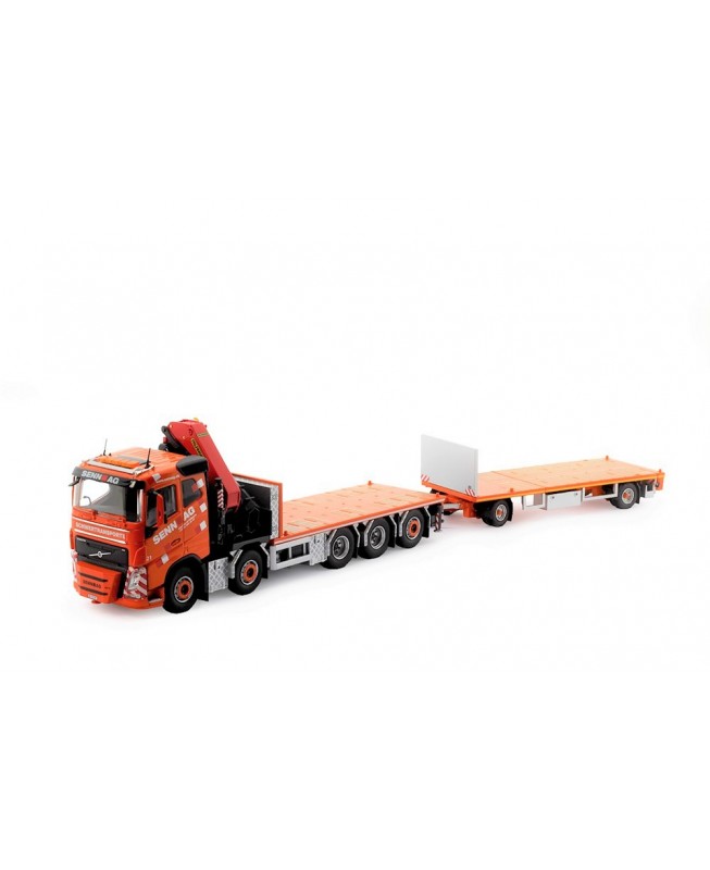 82183 - Volvo FH4 10x4 truck+trailer + crane Senn AG /1:50 TEKNO