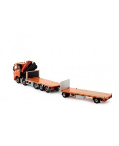 82183 - Volvo FH4 10x4 truck+trailer + crane Senn AG /1:50 TEKNO