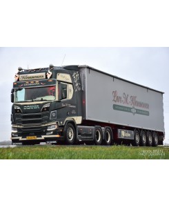 83010 - Scania NGR-650 6x2 walking-floor trailer Lars Klemmensen /1:50 TEKNO