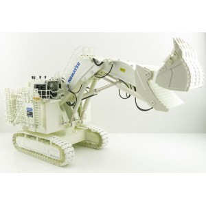 BR25026/9  KOMATSU PC8000 escavatore frontale da miniera - Diesel WHITE /1:50 BYMO
