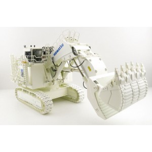 BR25026/9  KOMATSU PC8000 escavatore frontale da miniera - Diesel WHITE /1:50 BYMO