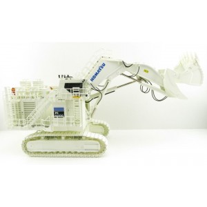 BR25026/9  KOMATSU PC8000 escavatore frontale da miniera - Diesel WHITE /1:50 BYMO