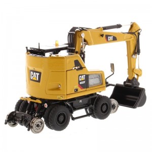DM85662 - Caterpillar M323F railroad wheeled excavator /1:50 Diecast Masters
