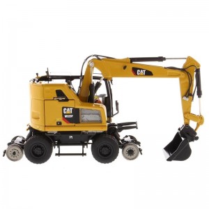 DM85662 - Caterpillar M323F railroad wheeled excavator /1:50 Diecast Masters