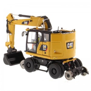 DM85662 - Caterpillar M323F railroad wheeled excavator /1:50 Diecast Masters
