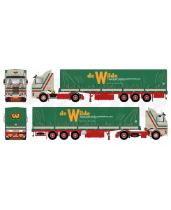 84024 - Scania 142 4x2 curtainside 3axle MJ de Wilde /1:50 TEKNO