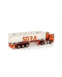 WSI01-3761 - DAF XF SC my17 4x2 bulk tank-container Sitra / 1:50 WSImodels