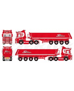 83555 - Scania NGR 6x4 danish tipper 4axle Sejer & Sonnichsen /1:50 TEKNO