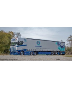 84622 - Scania NGS 6x4 curtainside trailer Plastirec /1:50 TEKNO