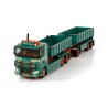 WSI01-3450 - DAF XF my17 comfort cab autotreno hooklift truck+trailer Ben Achterkamp /1:50 WSImodels