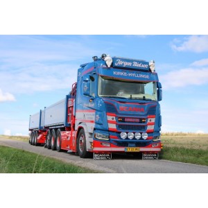 81598 - Scania NG-P scarrabile con gru retrocabina Jorgen Nielsen /1:50 TEKNO