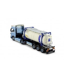 82973 - Iveco S-Way 4x2 20ft. Exsif tankcontainer Ligthart /1:50 TEKNO