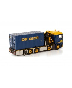 WSI01-3740 - Scania R 8x2 rigid Palfinger PK92002 + jib + container 20ft De Gier /1:50 WSImodels