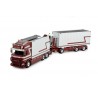 82430 - Scania Next Gen R58 Highline open box combi with loader van G&J Leeuwen /1:50 TEKNO