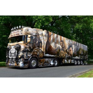 WSI01-4103 - Scania CR20H 4x2 frigo Heide Logistik /1:50 WSImodels