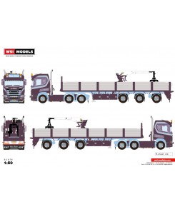 WSI01-3923 - Scania CR20N 6x2 brick-trailer Edwin Salari /1:50 WSImodels
