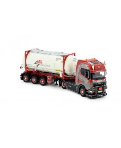 83559 - Scania NGS 4x2 tank container trailer SL Logistics /1:50 TEKNO