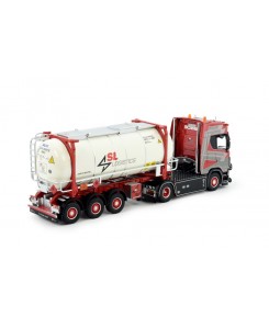 83559 - Scania NGS 4x2 tank container trailer SL Logistics /1:50 TEKNO