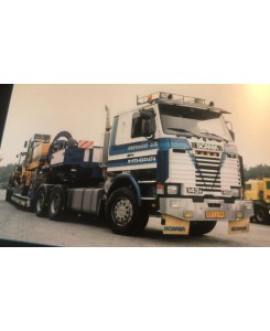 WSI01-4031 - Scania serie3 6x4 lowloader 4axle Schoones B.V. /1:50 WSImodels
