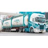 84915 - Scania NGR 6x2 ISO tank container Logix /1:50 TEKNO