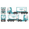 84915 - Scania NGR 6x2 ISO tank container Logix /1:50 TEKNO
