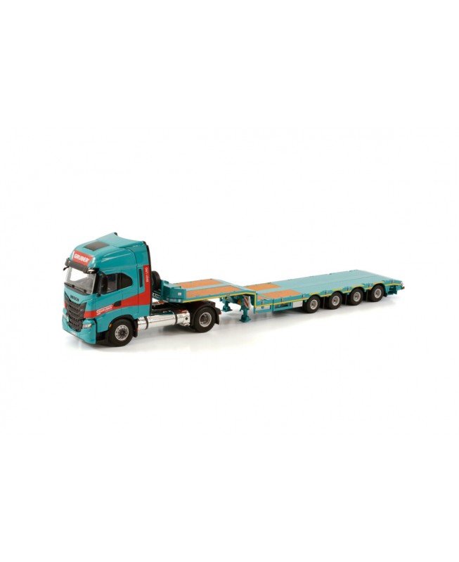 WSI01-3909 - Iveco S-Way High 4x2 lowloader 4axle GRUBER /1:50 WSImodels
