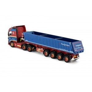 83539 - Volvo FH4 6x2 tipper trailer 4axle Ernst Jacobsen /1:50 TEKNO