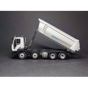 TRI12/1 - ASTRA HD9 86.50 Andreoli tipper truck - WHITE / 1:50 Trilex Modelli
