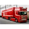84293 - Scania serie4 Topline 4x2 flower-semitrailer 2axle Fleurs vd Eijkel /1:50 TEKNO
