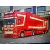 84293 - Scania serie4 Topline 4x2 flower-semitrailer 2axle Fleurs vd Eijkel /1:50 TEKNO
