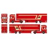 84293 - Scania serie4 Topline 4x2 flower-semitrailer 2axle Fleurs vd Eijkel /1:50 TEKNO