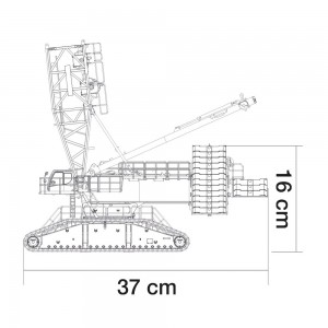 Liebherr LR 11000 crawler crane / 1:50 NZG