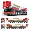 WSI51-2128 Liebherr LTM1650-8.1 autogru telescopica Borger Cranes / 1:50 WSImodels
