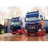84101 - SET Scania NGS Highline 4x2 + Scania serie4 Topline 4x2 Coles & Sons  /1:50 TEKNO