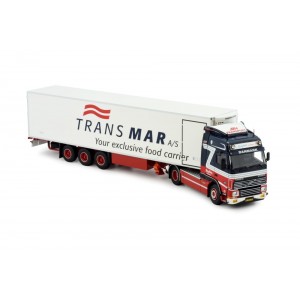 81342 - Volvo FH12 4x2 reefer trailer Bjarne Nielsen /1:50 TEKNO