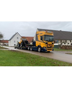 WSI01-4207 - Scania CR20H 6x2 lowloader 4axle Van den Heuvel Speciaaltgransporten BV /1:50 WSImodels