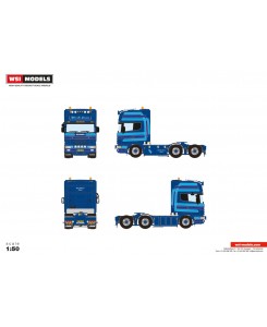 WSI01-4042 - Scania R4 Topline 6x2 Ebbe K Jensen /1:50 WSImodels