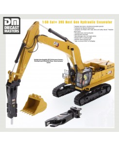 DM85709 - Caterpillar 395 escavatore cingolato (con accessori) /1:50 Diecast Masters