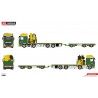 WSI01-4202 - DAF CF SC my17 8x2 combi Palfinger PK65002SH + jib flat trailer 3axle Boerman /1:50 WSImodels
