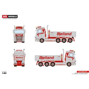 WSI01-4270 - Scania CS20N 8x4 scarrabile Bjelland /1:50 WSImodels