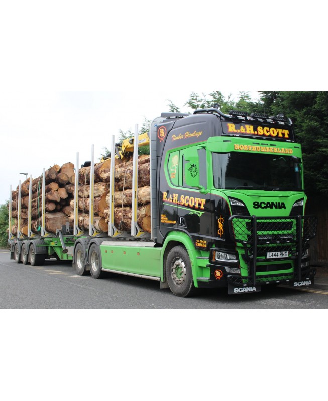 84851 - Scania NGR combi wood-transport R&H Scott /1:50 TEKNO