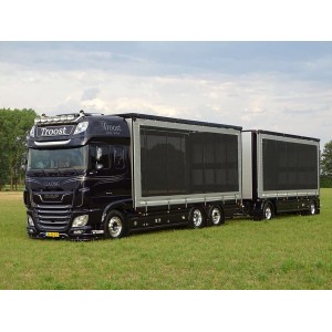 WSI01-4040 - DAF XF 6x2 combi centinato Troost Pluimvee Transport /1:50 WSImodels