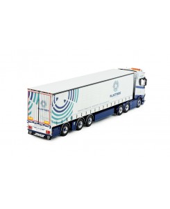 84622 - Scania NGS 6x4 curtainside trailer Plastirec /1:50 TEKNO